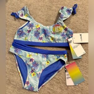NWT Youth Hurley 2piece swimsuit